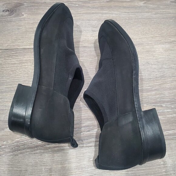 Donald J. Pliner Women's Black Loafer Slip-On Shoes Mesh Top Comfort Heel Sz 8.5 - Picture 6 of 7